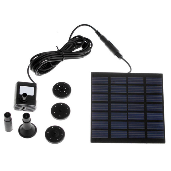 2017 Brushless DC Solar water Pump Power Fountain Panel Kit Fountain Pool Water Pump Garden Watering Free Shipping