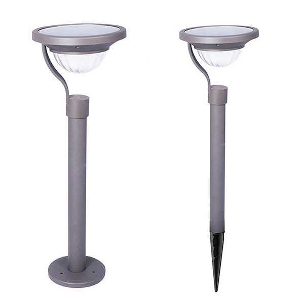 2PCS Warm White Stainless Steel Solar Lawn Light for Garden Landscape Lighting Pathway Stairway