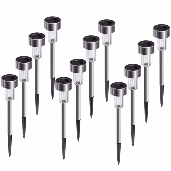 Stainless Stell Solar Led Garden Light Path Lights Pathway Landscape Lighting Garden Decorative Lamp Luminaria Wholesale Price