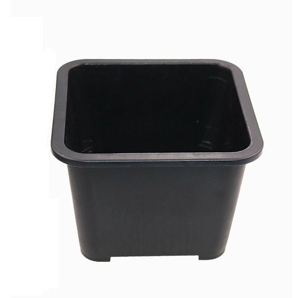 Wholesale 50PCS MOQ Free Shipping Plastic Sturdy Black Drainage flower Pot for Succulent Series Arrangement Plant, Plastic flower Pot