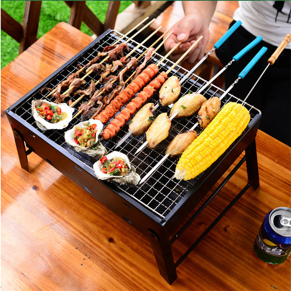 BBQ Grill Bakery Outdoor 2 People Charcoal Tool Carbon Barbecue Stove Foldable