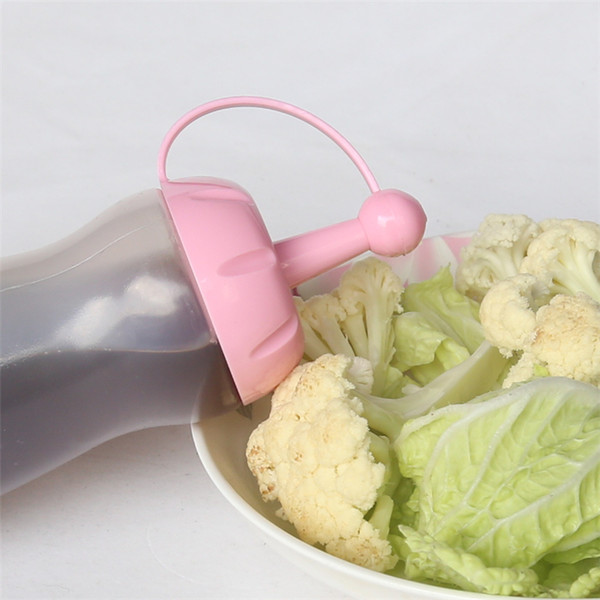 1PcS Salad Dressing Bottle Jam Tamato Salad Cruets Oil Cans Jars Honey Dispenser Sauces Dispensers Salad Tools