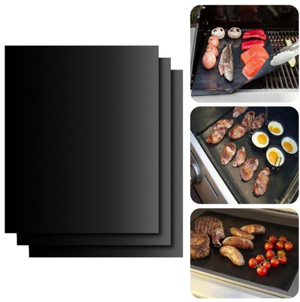 BBQ Grill Mat No Stick Barbecue Cover 33*40cm Outdoor Pad Sheet Tools Cooking Tool 2000pcs OOA1935