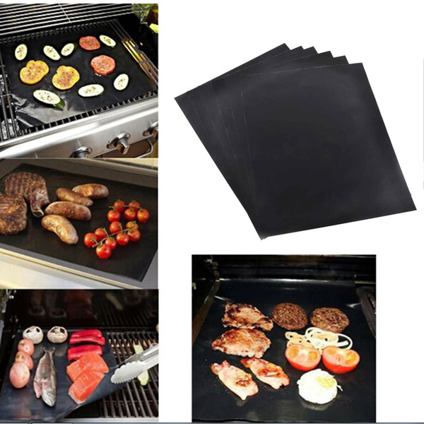 BBQ Grill Mat Magic Mats Non Stick Grilling Backing Outdoor Plate Portable Easy Clean Outdoor Picnic Cooking Tool 40x33cm