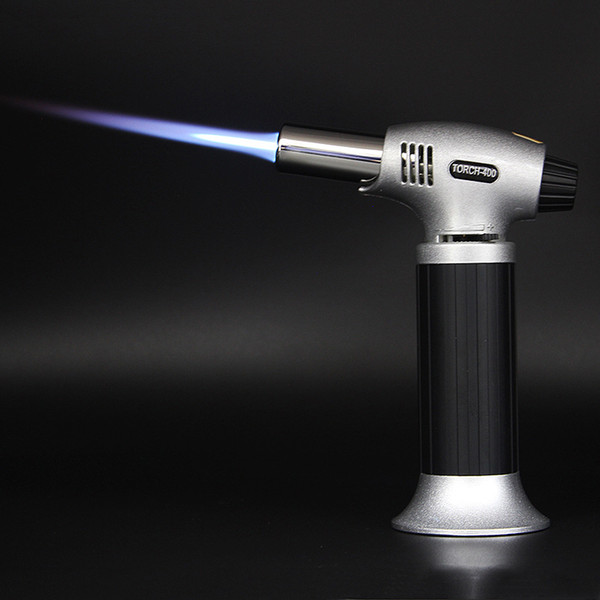 Windproof Creme Brulee BBQ Culinary Butane Gas Refillable Cook Torch Jet Flame Lighter Flame Blow Torch Flamethrower