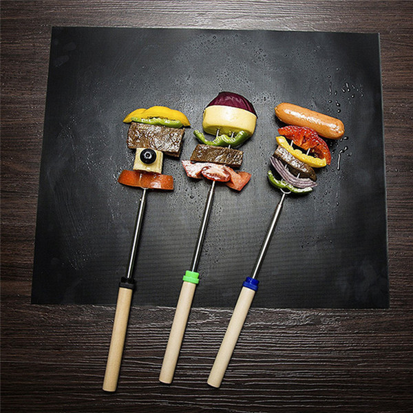 BBQ Grill Mat Reusable Non Stick Barbecue Baking Mats Sheet Grill Foil BBQ Liner Mat for Charcoal, Gas , Electric Grill BBQ Tool