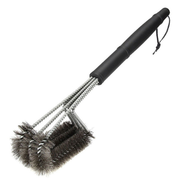 BBQ Grill Brush Stainless Steel Barbecue Cleaning Tool Woven Wire Best Pric BBQ Cleaning Brush Cleaning BBQ Accessories