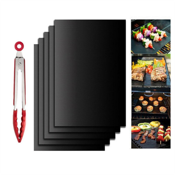 Non Stick BBQ Grill Mat Baking Easy Clean Grilling Fried Sheet Portable Outdoor Picnic Cooking Barbecue Tool