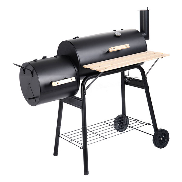 Outdoor BBQ Grill Charcoal Barbecue Pit Patio Backyard Meat Cooker Smoker