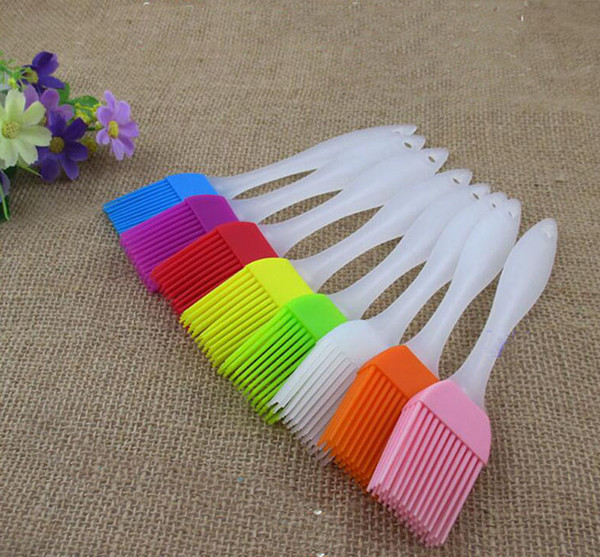 Candy Colorful Silicone Bakeware Basting Brush Pastry Bbq Brush Oil Brush Cream Brushes Cake Utensil Bread Cooking Brand Good Quality