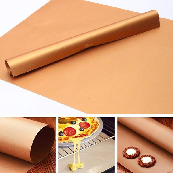 3pcs/set Copper Chef BBQ Grill Bake Nonstick Baking High Temperature Outdoor Barbecue Grill Mat and Bake Mats Cooking Tools