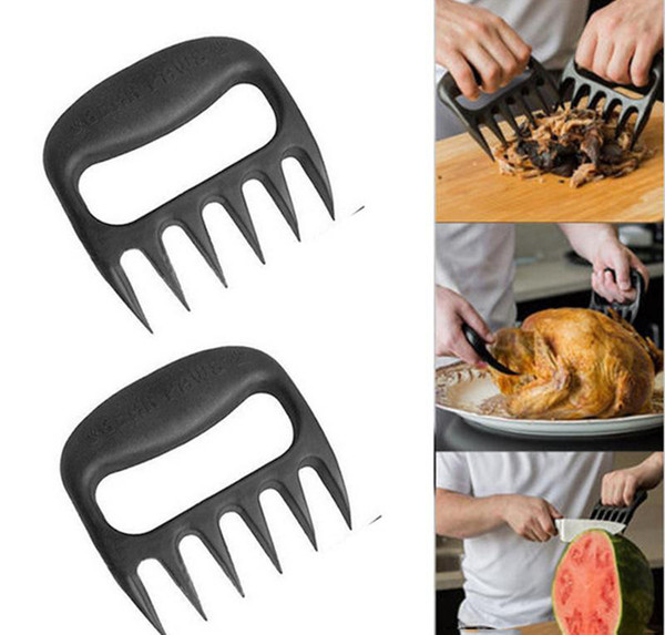 Grizzly Bear Paws Meat Claws Handler Fork Tongs Pull Shred Pork BBQ Barbecue Tools BBQ Grilling Accessories TO290