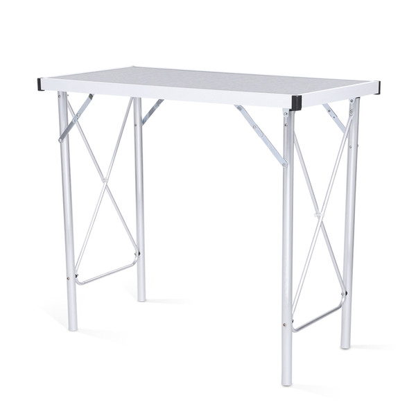 Aluminum Alloy Portable Folding Camping Table Laptop Desk for Picnic / Working