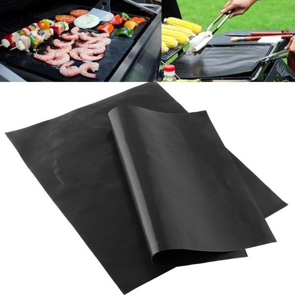 1pcs Reusable Non-stick Surface BBQ Grill Mat Baking Sheet Hot Plate Easy Clean Grilling Picnic Camping, dandys