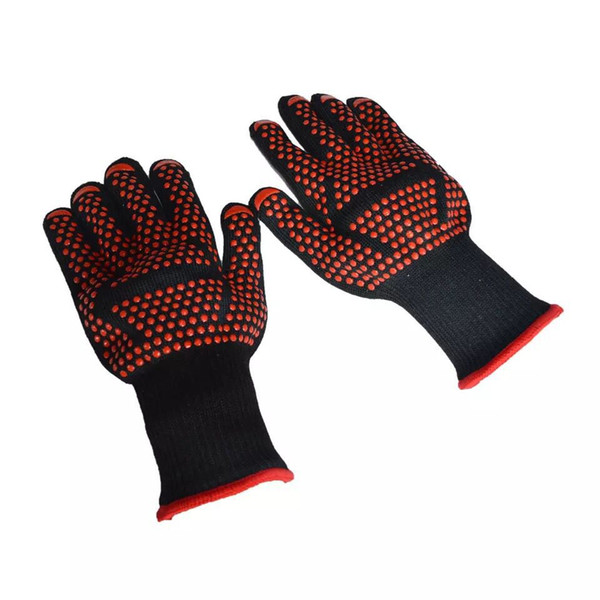 HOT Oven Mitts Gloves BBQ Grilling Cooking Gloves Extreme Heat Resistant Gloves Long For Extra Forearm Protection lin2553