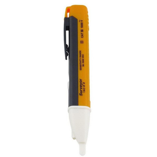 Wholesale- Electric Indicator 90-1000V Socket Wall AC Power Outlet Voltage Detector Sensor Tester Pen LED Light 2pcs/set