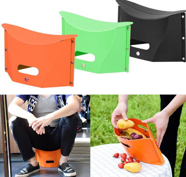 Folding Kids Adults Stool Chair Seat Ultralight Fishing PP Camping Portable Hiking