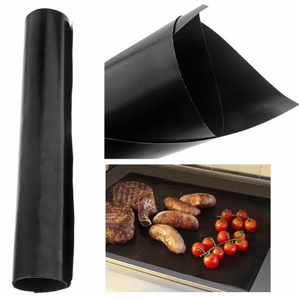 Non-Stick BBQ Grill Mat Thick Durable 33*40CM Gas Grill barbecue mat Reusable No Stick BBQ Grill Mat Sheet Picnic Cooking Tool