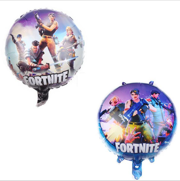 18 Inch Fortnite Aluminum Foil Balloon Kids Toy Large Balloon Birthday Party Supplies Christmas Halloween Decoration CNY871