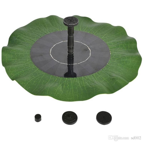 Solar Energy Fountain Moisture Proof Garden Style Scenery Courtyard Water Pumps Lotus Leaf Shape Fountains Float Good Quality 55rh dd