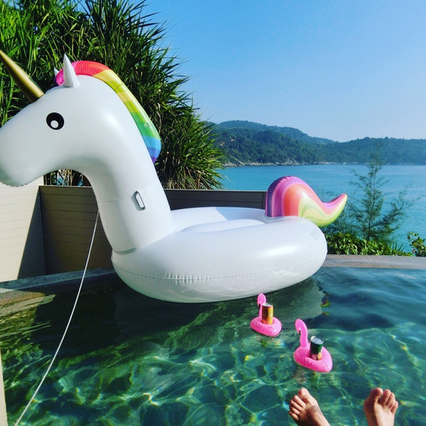 Inflatable Float 200CM ECO-Friendly PVC Summer Outdoor Ride-On Pool Toys Swimming Water Raft Fun Adult Kid Swim Party Toys