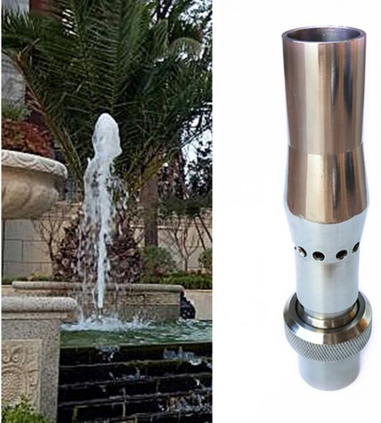 Adjustable 1'' DN25 DC Steel Fountain Nozzle For Garden Water Square