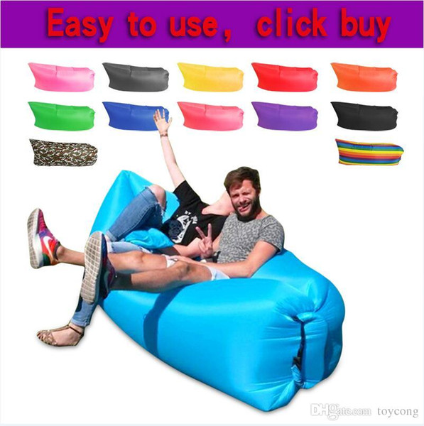 lazy bag Home Air Furniture Gas Lazy Sofa Bed Sunshine Beach Park Sleeping Air sofa gonflable air lounger waterproof Welcome to buy