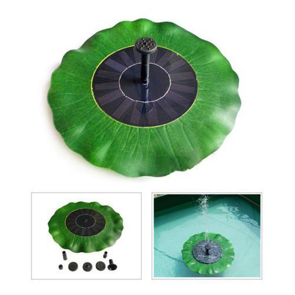 Solar Fountain Pump Lotus type Lawn Garden Water Pump Floating Pond Watering Submersible