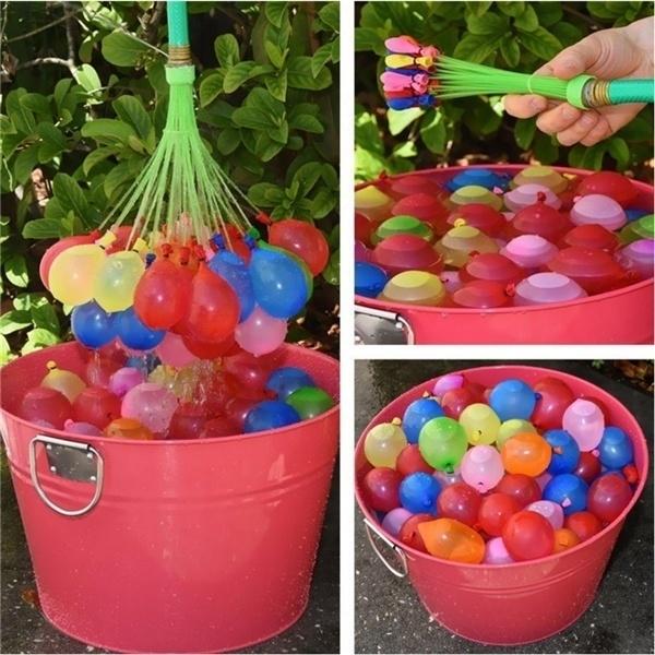 111 Pcs Summer Outdoor Party Prank Water Balloon Bombs Happy Children Playing in the Water Toys