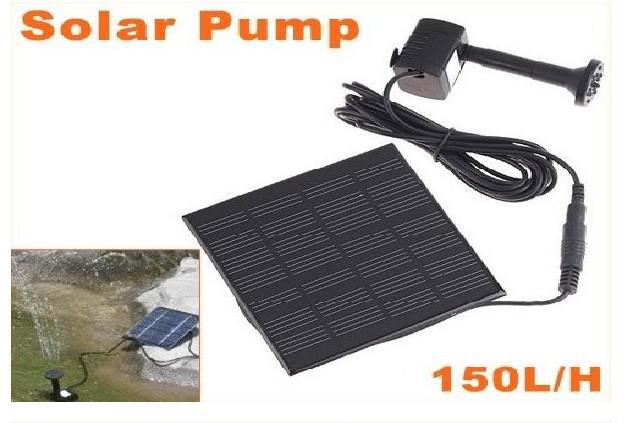 Mini Solar Power Panel Fountain Pond Water Pump Garden Plant