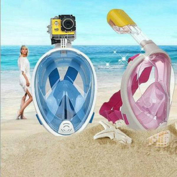 6 Color Summer Underwater Diving Mask Snorkel Set Swimming Training Scuba Mergulho Full Face Snorkeling Mask Novelty Items S-XL Home Décor