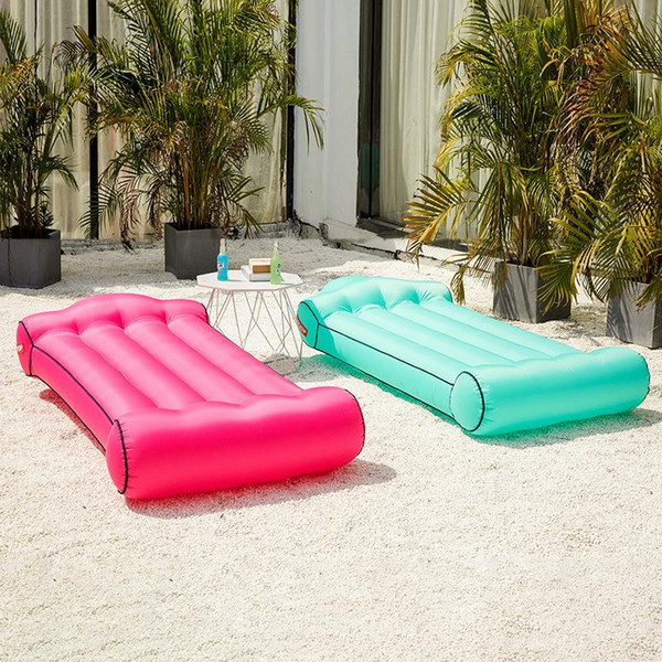 Air Mattress Outdoor Portable Inflatable Water Sofa Camp Mattress Travel Bed Car Back Seat Cover Inflatable Mattress Pools Bed