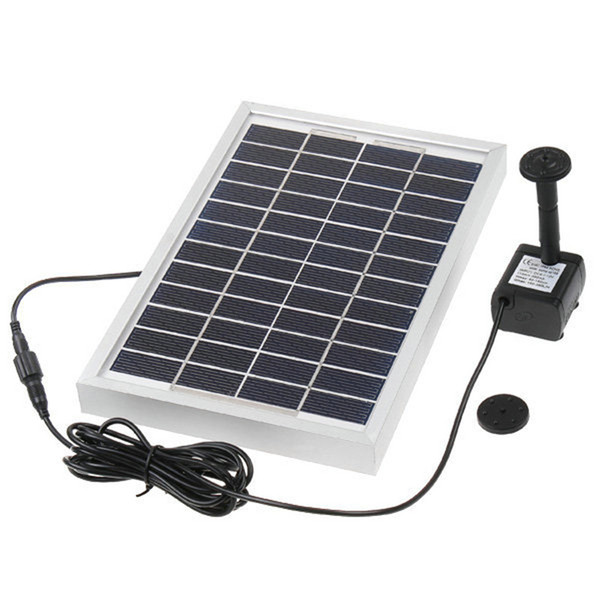 High power 5W solar energy landscape fountain solar garden brushless DC pump garden fountain Water Pumps