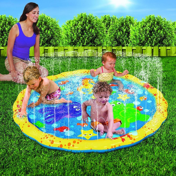 Sprinkle and Splash Play Mat Bath Toys Water Spraying Tool Inflatable Water Spray Toy Beach Fun Piscinas Swimming Pool Float