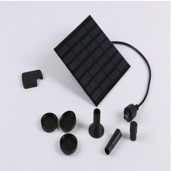 7V 1.2W Solar Panel Power Submersible Fountain Pond Pool Water Cycle Pump Outdoor Garden Brushless