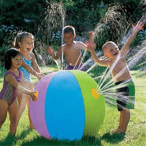 Inflatable 75cm PVC Water Ball Balloons Summer Swimming Pool Play Party Water Game Fountain Ball Beach Sport Kids Funny Toys