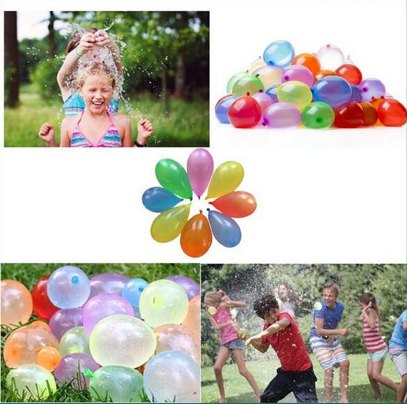 Latex Water Balloon Balls Water Bomb Pump Rapid Injection Summer Beach Games Water Sprinking Ballons CNY107