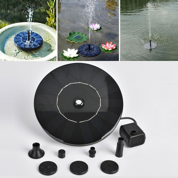 7V/1.4W solar Water Pump Power Panel Kit Fountain Pool Garden Pond Submersible Watering Display Auto-spring New