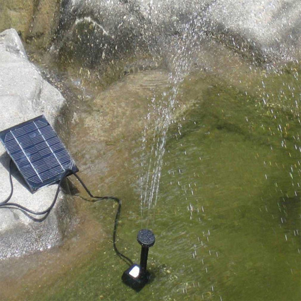 Square Shape Solar Panel Water Pump Kit Fountain Pool Garden Pond Submersible Watering Bird Bath Tank Set Drop Shipping New Hot