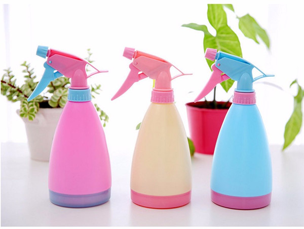 High Quality Hand-pressure Spray Bottle Candy Colors Small Trigger Garden Watering Pot Sprayer 400ml Creative Household Garden Supplies