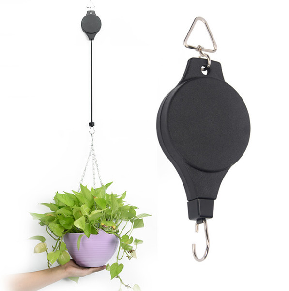 10PCS MOQ PET Adjustable Plant Hanger Sturdy Retractable Plant Hanger Plant Pulley for Home Hanging Garden Basket Pot Bear Weight 1-8kg