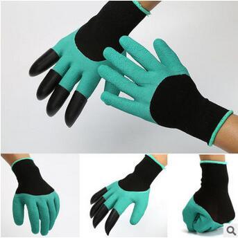 Garden Genie Gloves With 4 Claws Built In Claws Easy Way To Garden Digging Planting Gloves Waterproof Resistant To Thorns CCA5764 100pair