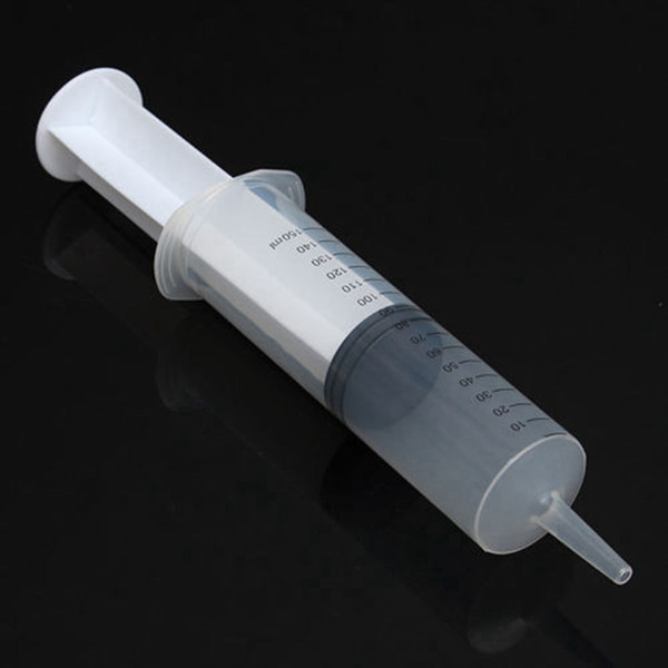 10pcs 100ml / 150ml Reusable Big Large Hydroponics Plastic Nutrient Sterile Health Measuring Syringe Tools