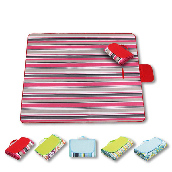 Outdoors Picnic Mat Moisture-Proof Pad Fold Baby Creeping Mats Sandy Beach Outdoor Camping Cushion Colorful Waterproof Simple Hot