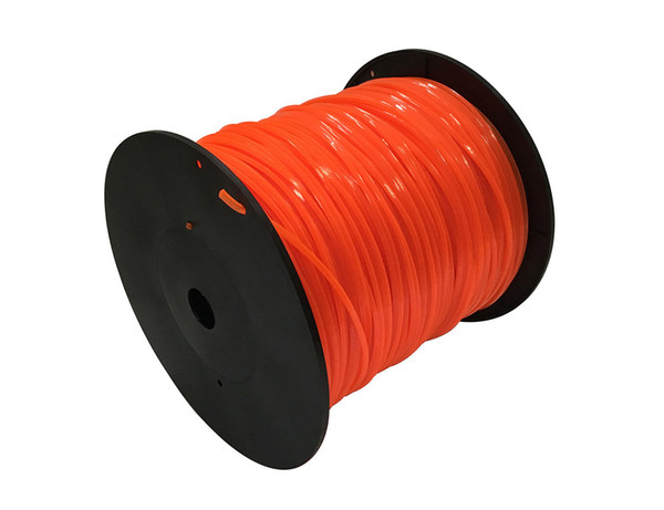 Commercial Grade 2.4 mm 0.095-Inch x 855-Foot Spool of Round Grass Nylon Plastic String Trimmer Line 3 Pound LB