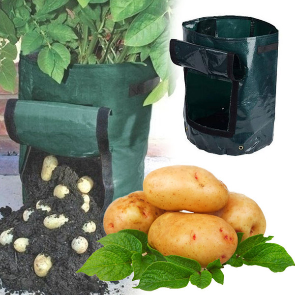 AGI-164 Potato Planter Bags for Growing Potatoes Outdoor Vertical Garden Hanging Open Style Vegetable Planting Grow Bag