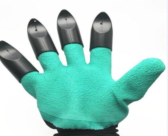 Garden Genie Gloves With 4 Claws OPP BAG easy way to Garden Digging & Planting Gloves Waterproof Resistant To Thorns