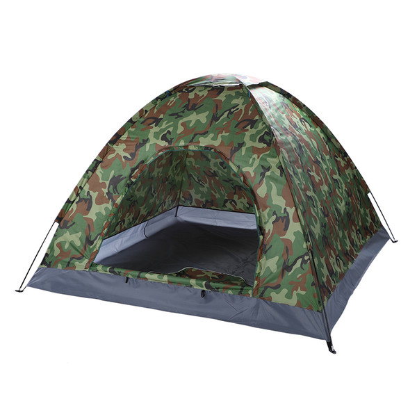 3-4 Person Outdoor Camping Waterproof 4 Season Family Tent Camouflage Hiking