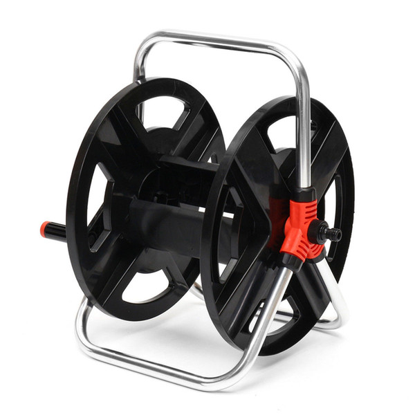 Portable Garden Hose Reel Holder Outdoor Gardening Water Planting Cart Hold Aluminum Frame For Irrigation Supplies