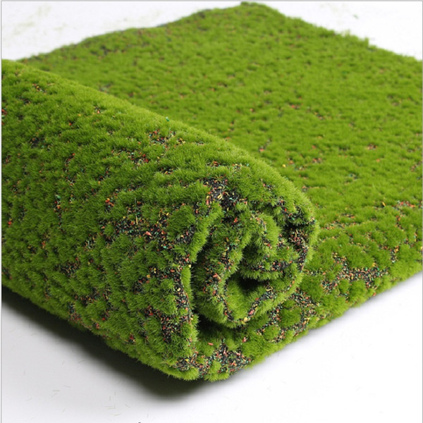 artificial lawn 100*100 CM artificial moss lawn green plant wall Moss grass greenery window display False moss